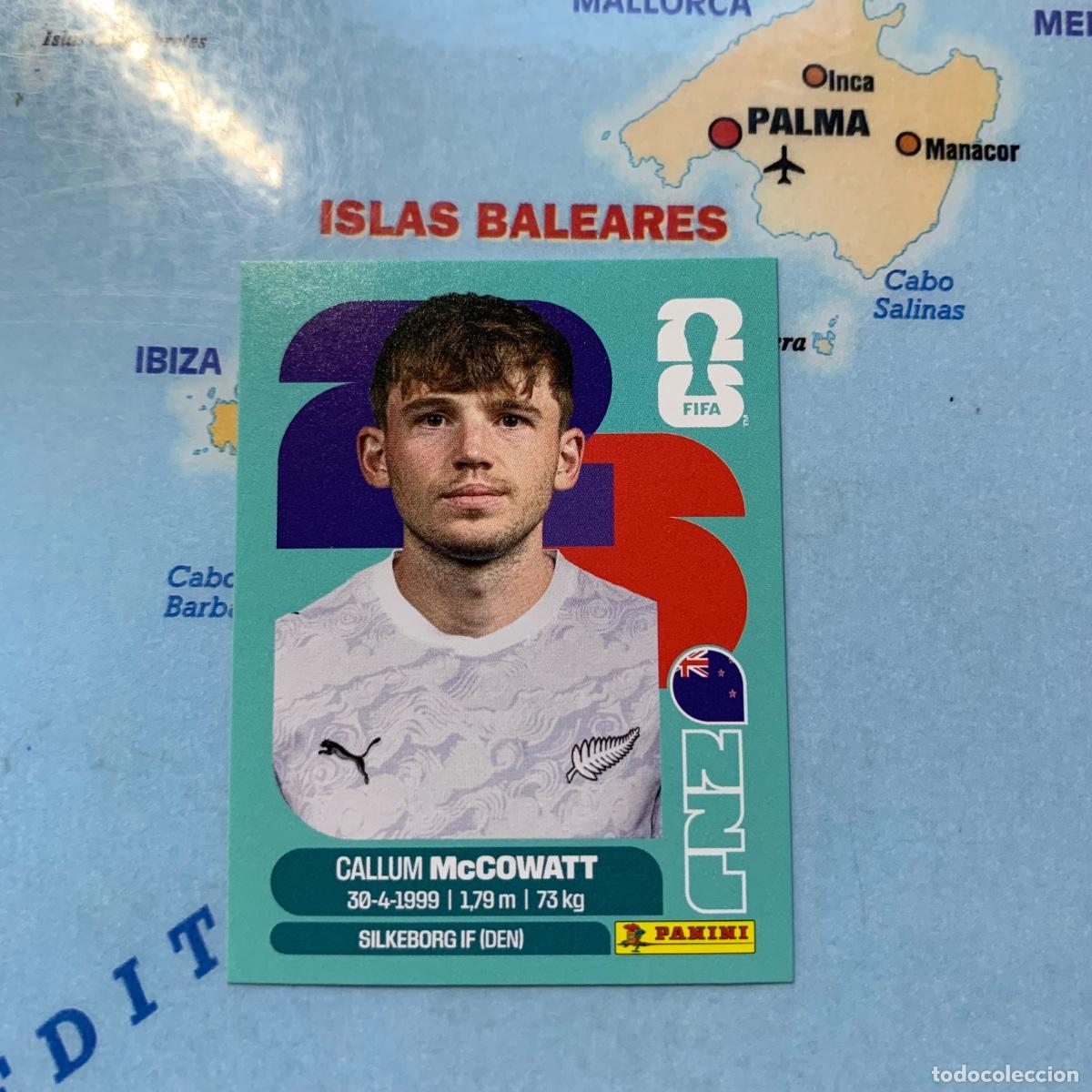 Cromos de F&uacute;tbol: Nueva Zelanda n&uacute;mero 19 cromo panini Mundial Fifa World Cup 2026
