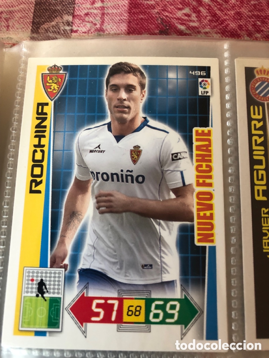 Cromos de F&uacute;tbol: Adrenalyn 2012 2013 nuevo fichaje rochina 496 Zaragoza