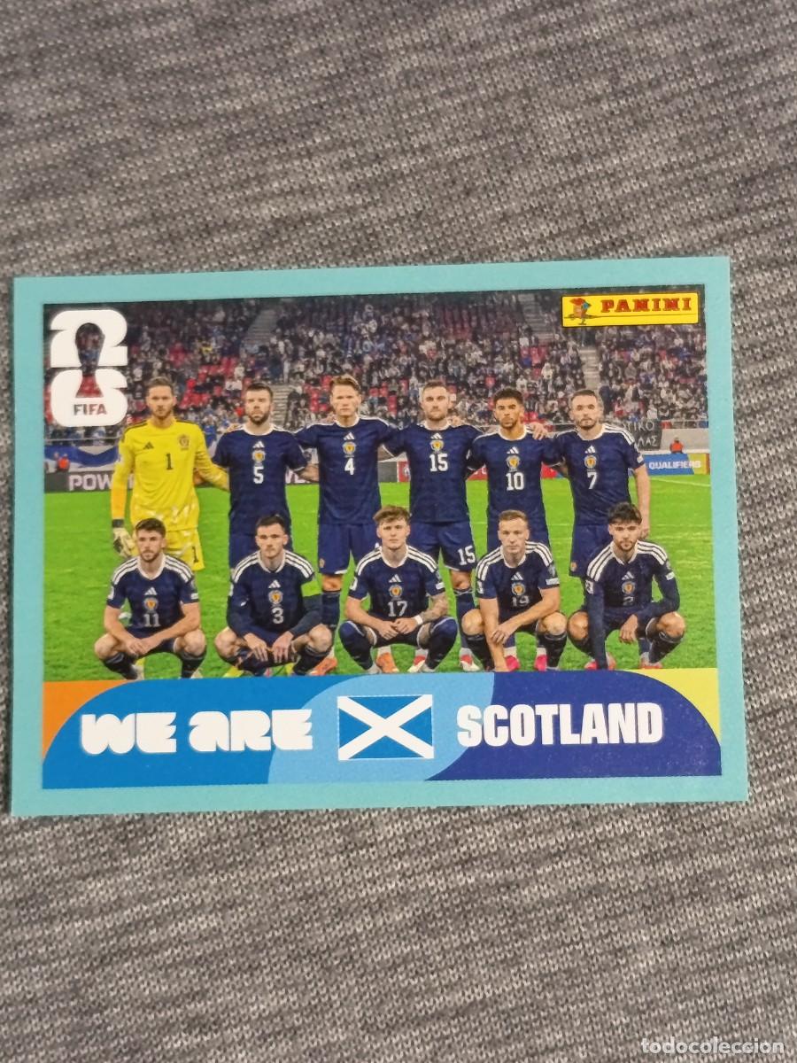 Cromos de F&uacute;tbol: ALINEACION ESCOCIA SCO 13 STICKER MUNDIAL 2026 PANINI FIFA WORLD CUP NUEVO