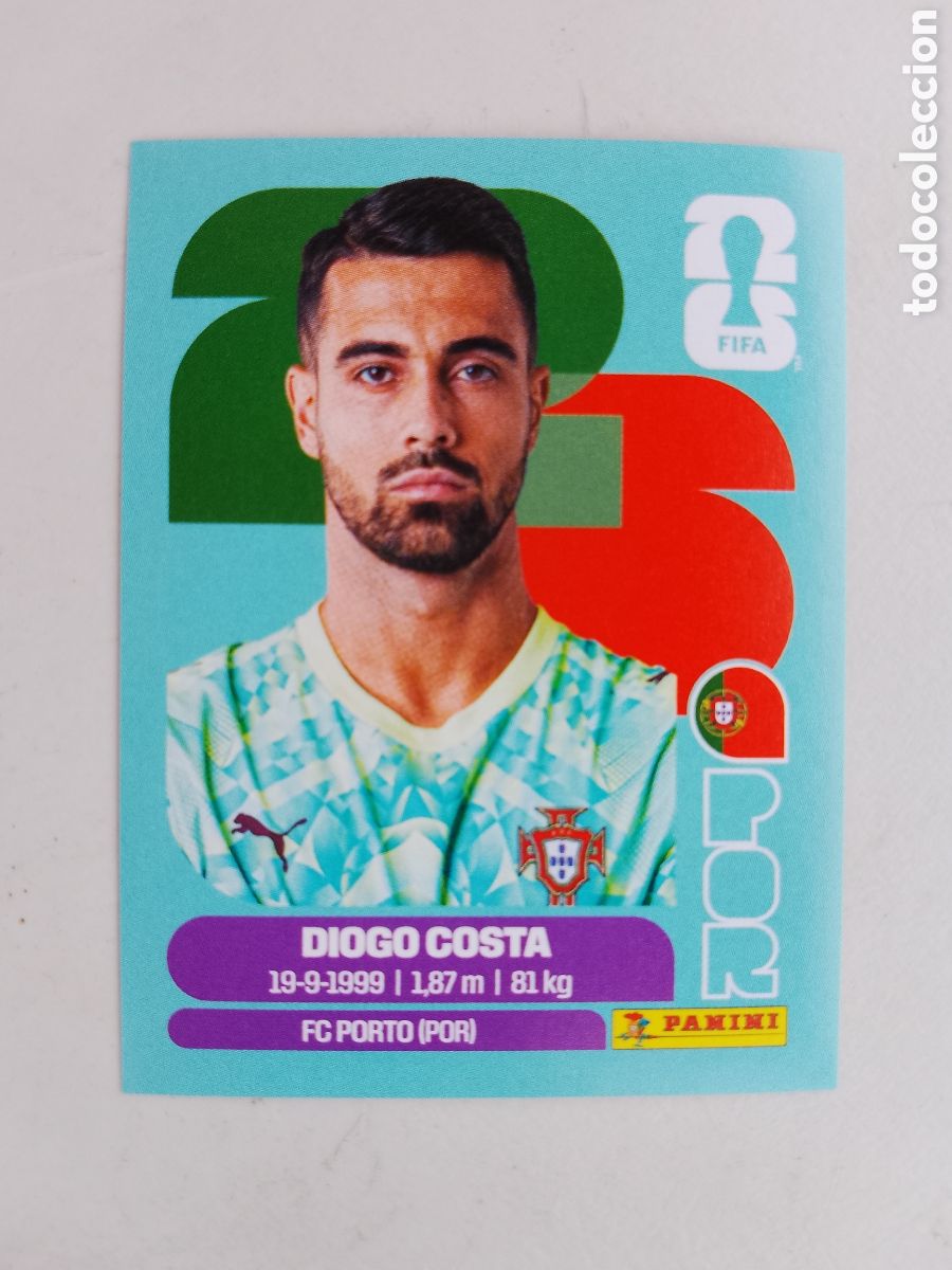 Cromos de F&uacute;tbol: POR 2 DIOGO COSTA - PORTUGAL - FIFA WORLD CUP 2026- . MUNDIAL FUTBOL . STICKER PANINI POR2
