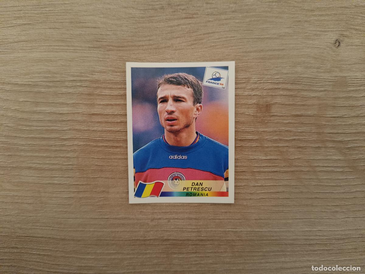 Cromos de F&uacute;tbol: CROMO DE FUTBOL PANINI DANONE DAN PRETESCU ROMANIA SIN PEGAR NUNCA PEGADO FRANCIA 98 D526