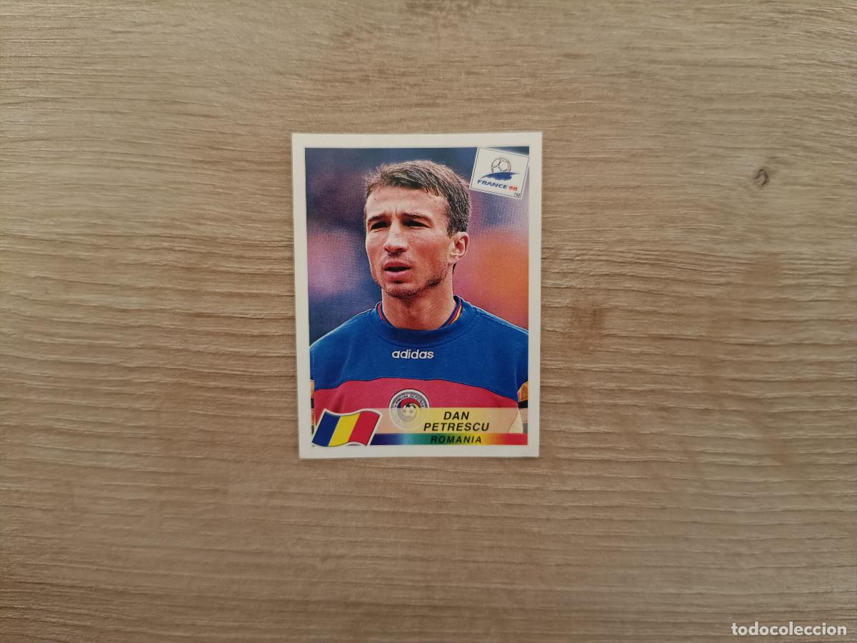Cromos de F&uacute;tbol: CROMO DE FUTBOL PANINI DANONE DAN PRETESCU ROMANIA SIN PEGAR NUNCA PEGADO FRANCIA 98 D526