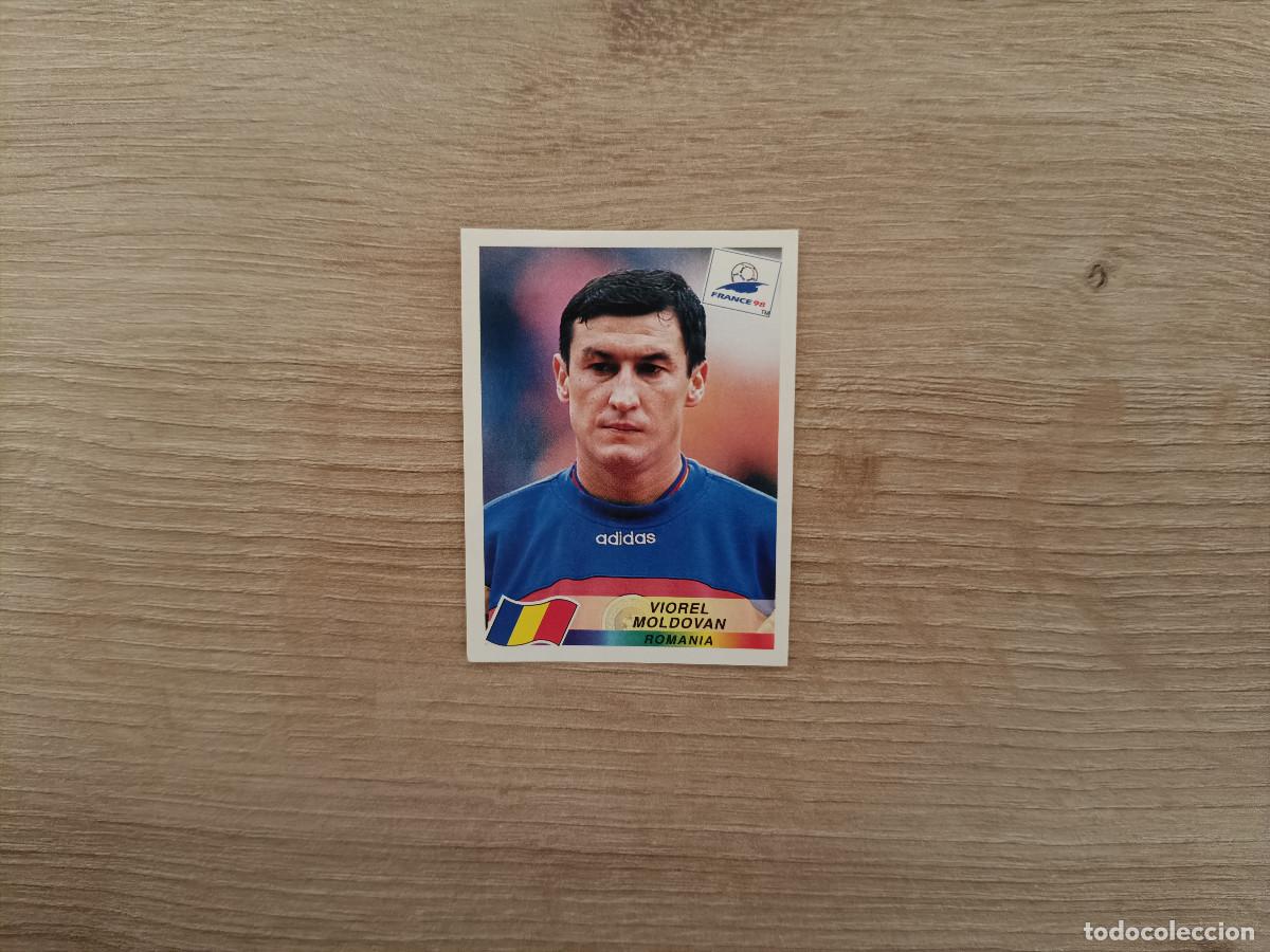Cromos de F&uacute;tbol: CROMO DE FUTBOL PANINI DANONE VIOREL MOLDOVAN ROMANIA SIN PEGAR NUNCA PEGADO FRANCIA 98 D526