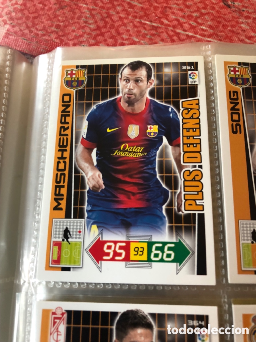 Cromos de F&uacute;tbol: Adrenalyn 2012 2013 plus defensa mascherano 361 Barcelona