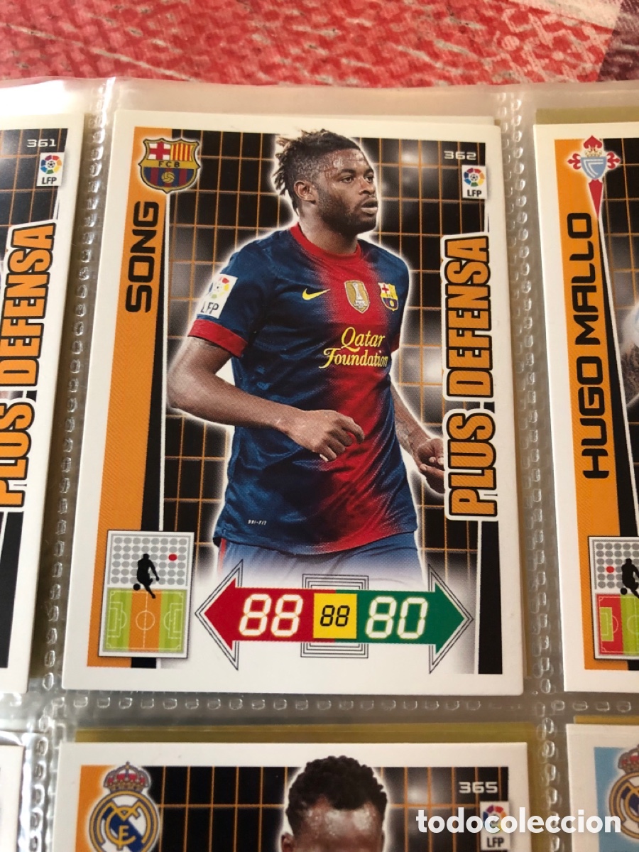 Cromos de F&uacute;tbol: Adrenalyn 2012 2013 plus defensa song 362 Barcelona