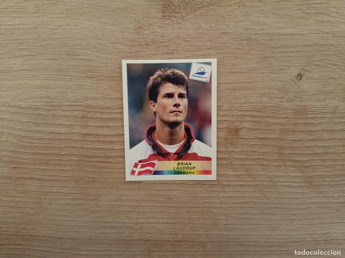 Cromos de F&uacute;tbol: CROMO DE FUTBOL PANINI DANONE BRIAN LAUDRUP DANMARK SIN PEGAR NUNCA PEGADO FRANCIA 98 D526