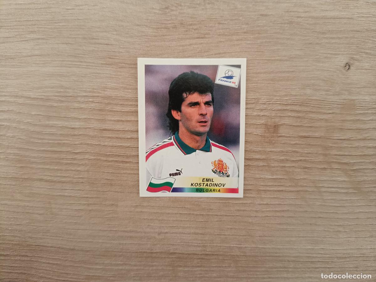 Cromos de F&uacute;tbol: CROMO DE FUTBOL PANINI DANONE EMIL KOSTADINOV BULGARIA SIN PEGAR NUNCA PEGADO FRANCIA 98 D526