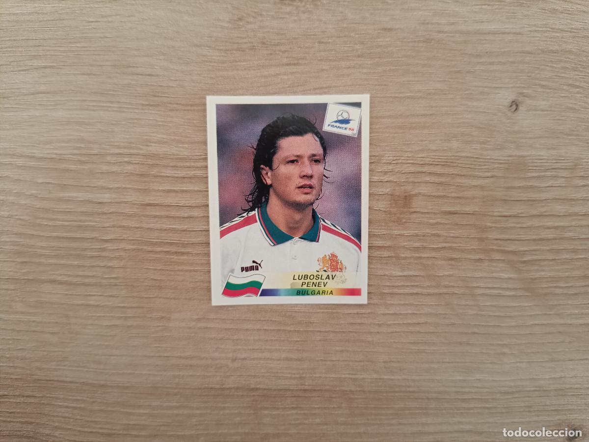 Cromos de F&uacute;tbol: CROMO DE FUTBOL PANINI DANONE LUBOSLAV PENEV BULGARIA SIN PEGAR NUNCA PEGADO FRANCIA 98 D526