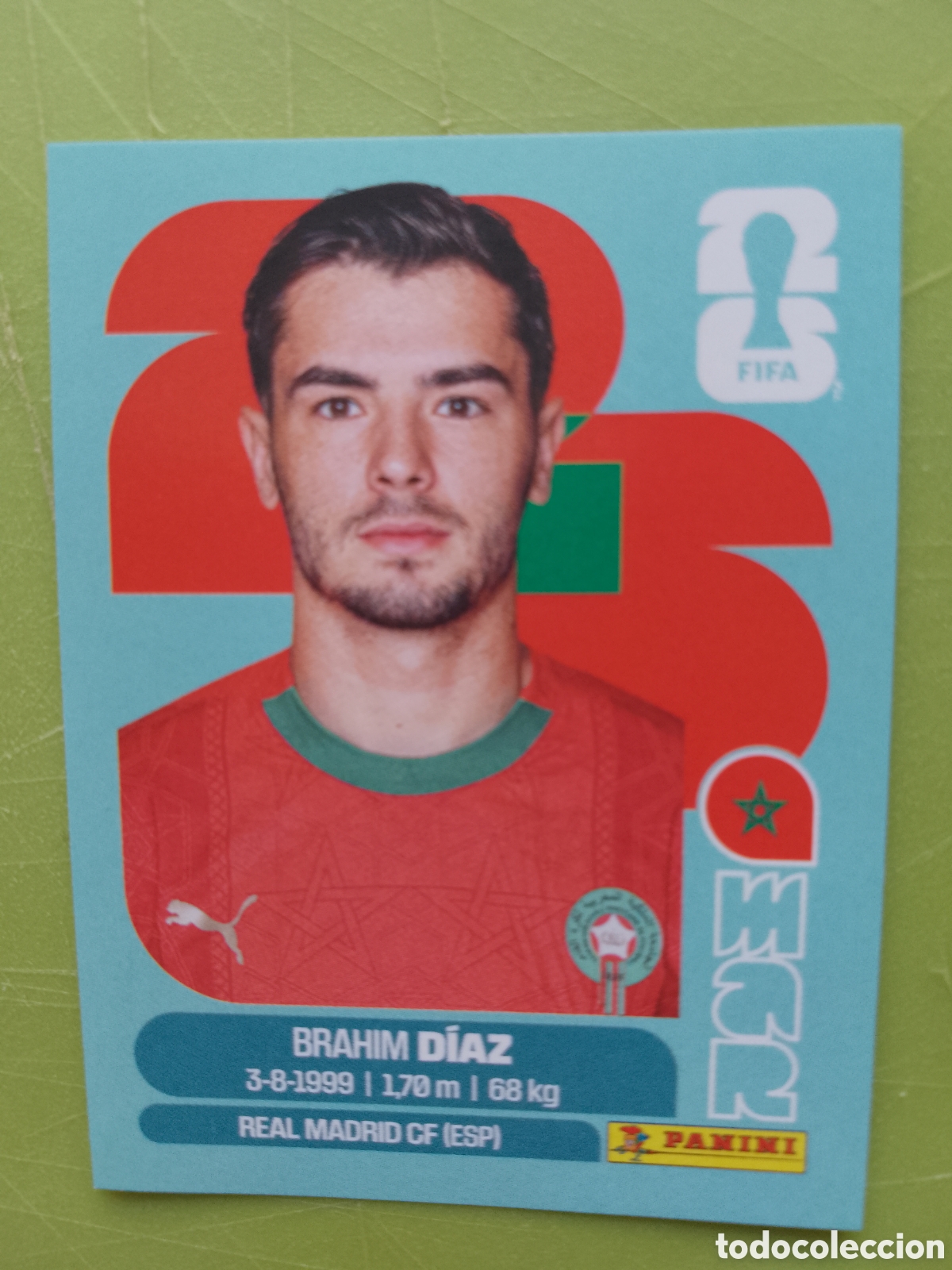 Cromos de F&uacute;tbol: MAR 19 -BRAHIM DIAZ- MAROC MARRUECOS -FIFA WORLD CUP 2026- MUNDIAL FUTBOL .STICKER PANINI MAR19