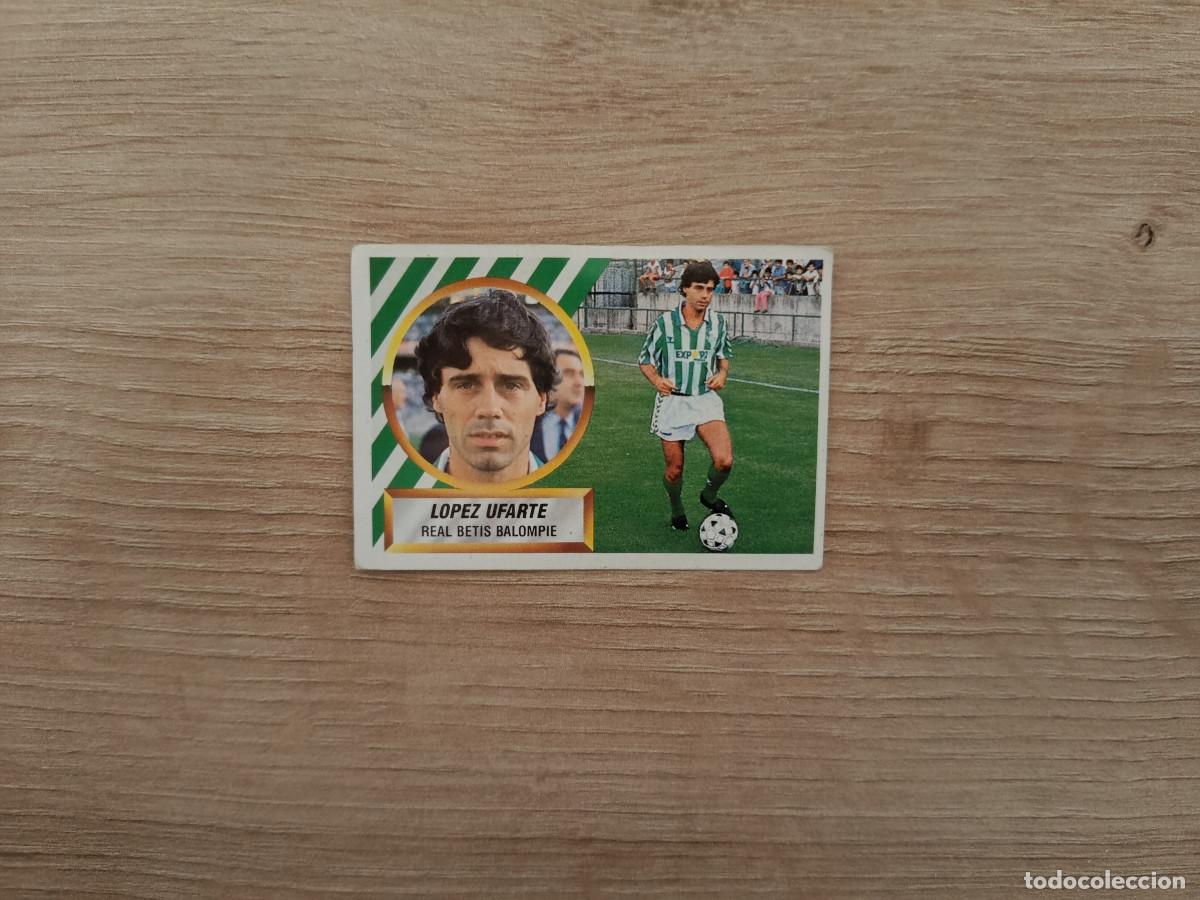 Cromos de F&uacute;tbol: CROMO DE FUTBOL LIGA ESTE LOPEZ UFARTE FICHAJE 25 BETIS SIN PEGAR NUNCA PEGADO 88 89 1988 1989 D526