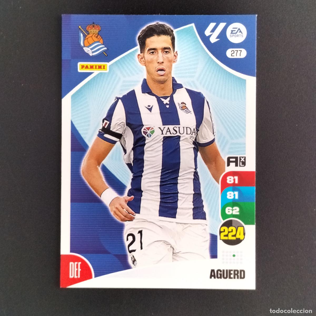 Fu&szlig;ball-Sticker: 277 AGUERD REAL SOCIEDAD CROMOS ADRENALYN XL LALIGA CARD 2024 2025 24 25 PANINI