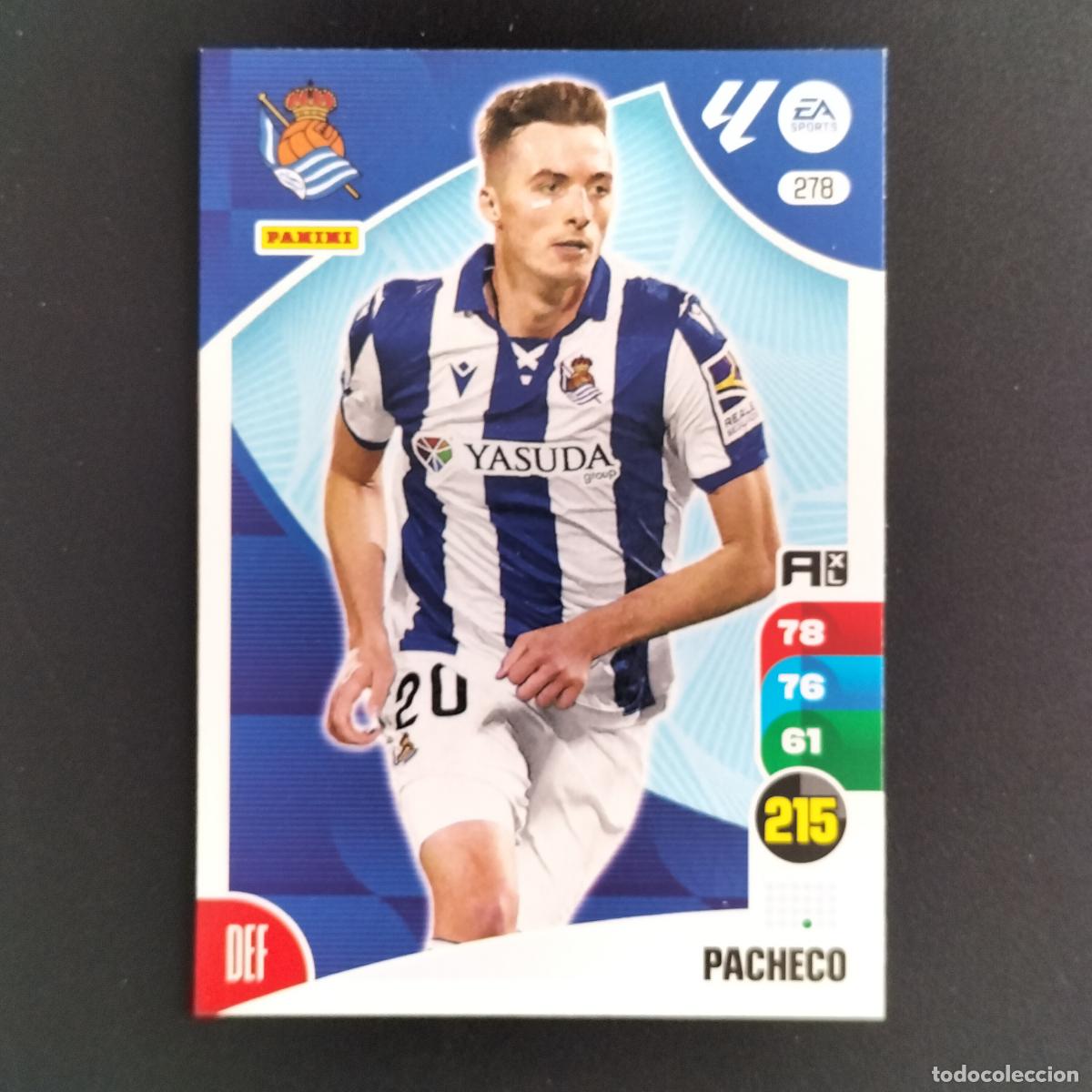 Fu&szlig;ball-Sticker: 278 PACHECO REAL SOCIEDAD CROMOS ADRENALYN XL LALIGA CARD 2024 2025 24 25 PANINI