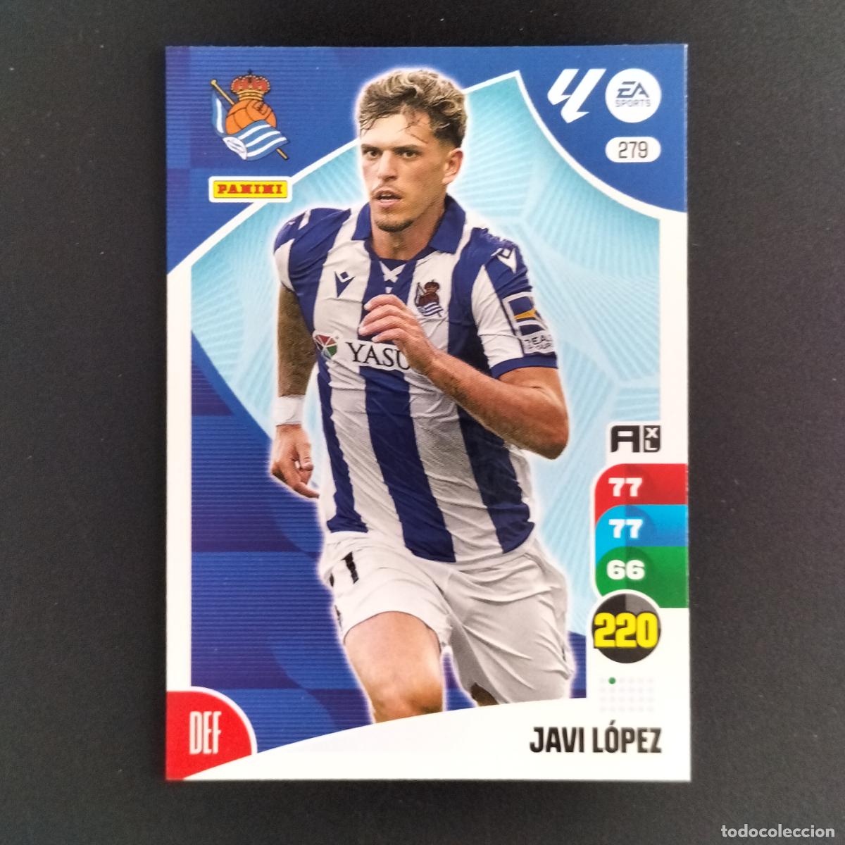 Fu&szlig;ball-Sticker: 279 JAVI LOPEZ REAL SOCIEDAD CROMOS ADRENALYN XL LALIGA CARD 2024 2025 24 25 PANINI