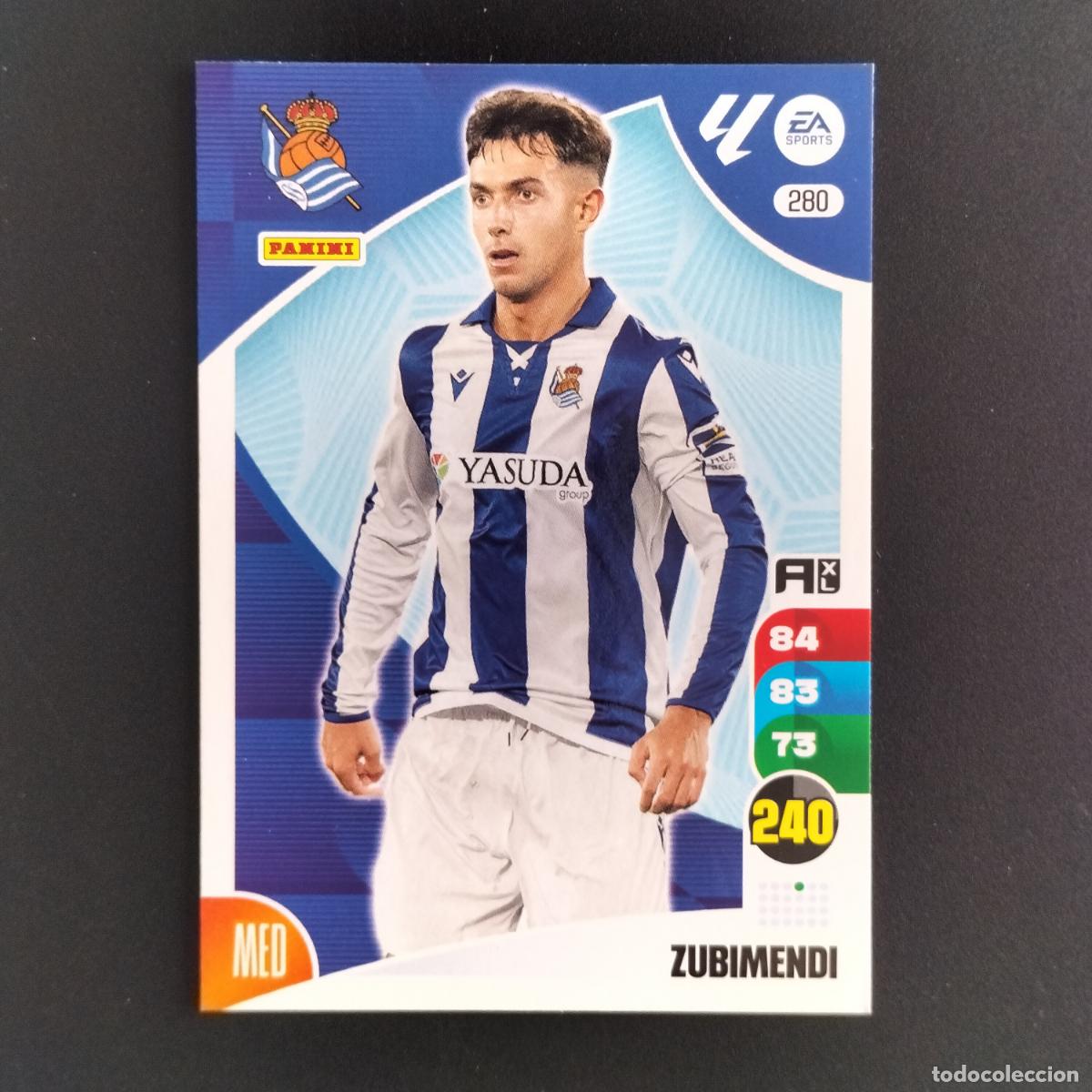 Fu&szlig;ball-Sticker: 280 ZUBIMENDI REAL SOCIEDAD CROMOS ADRENALYN XL LALIGA CARD 2024 2025 24 25 PANINI
