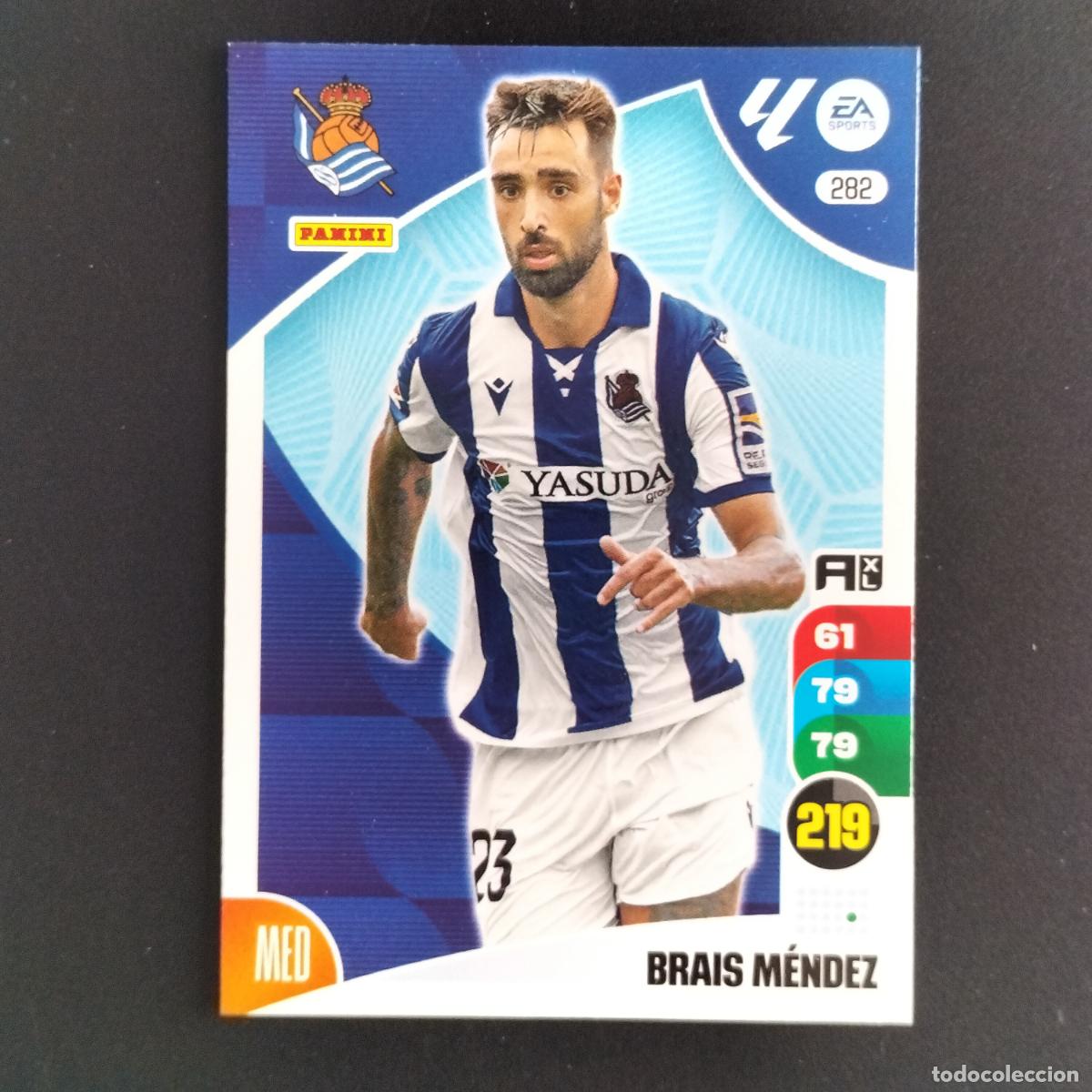 Fu&szlig;ball-Sticker: 282 BRAIS MENDEZ REAL SOCIEDAD CROMOS ADRENALYN XL LALIGA CARD 2024 2025 24 25 PANINI