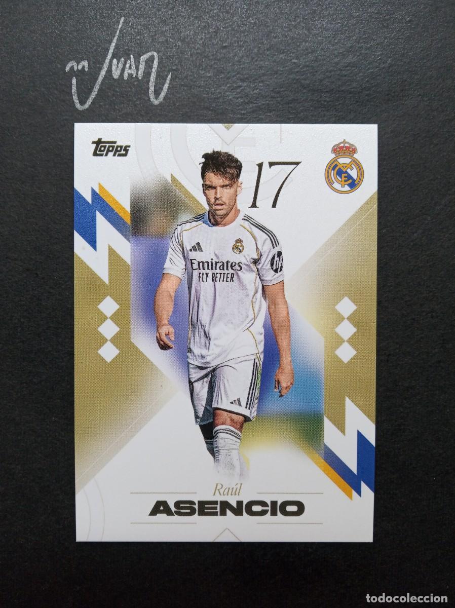 Fu&szlig;ball-Sticker: N&ordm; 8 RAUL ASENCIO ESPA&Ntilde;A ⚽ TOPPS &reg; LOS BLANCOS CHAMPIONS REAL MADRID 2025 2026 LIGA 25 26 NUEVO