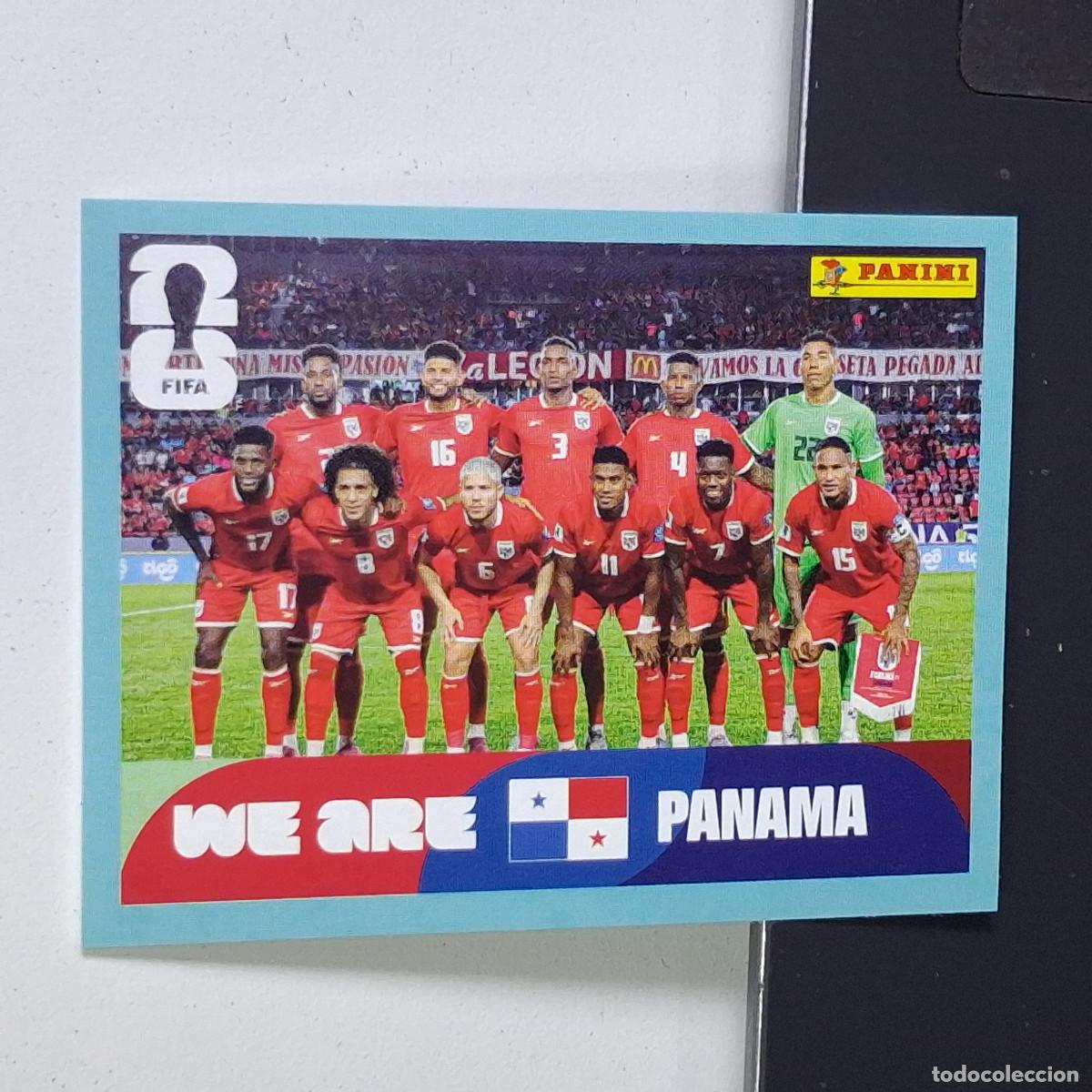 Fu&szlig;ball-Sticker: A38 PAN13 TEAM PHOTO EQUIPO 13 PANAM&Aacute; PAN MUNDIAL FIFA WORLD CUP 2026 STICKER PANINI