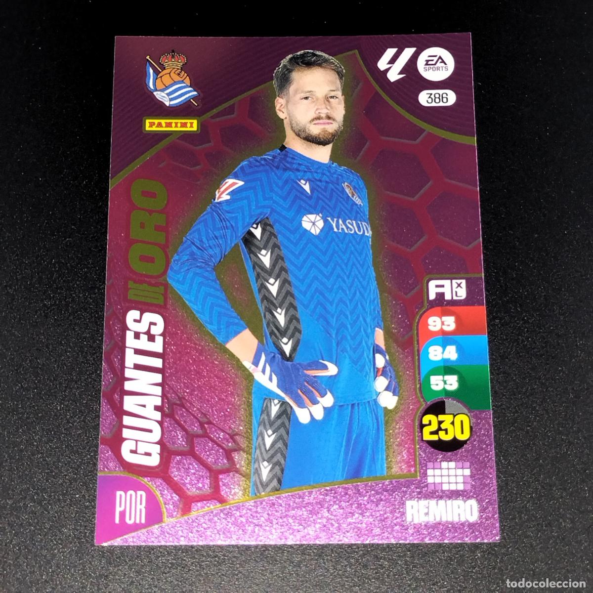 Cromos de Futebol: 386 REMIRO GUANTES DE ORO REAL SOCIEDAD CROMOS ADRENALYN XL LALIGA CARD 2024 2025 24 25 PANINI