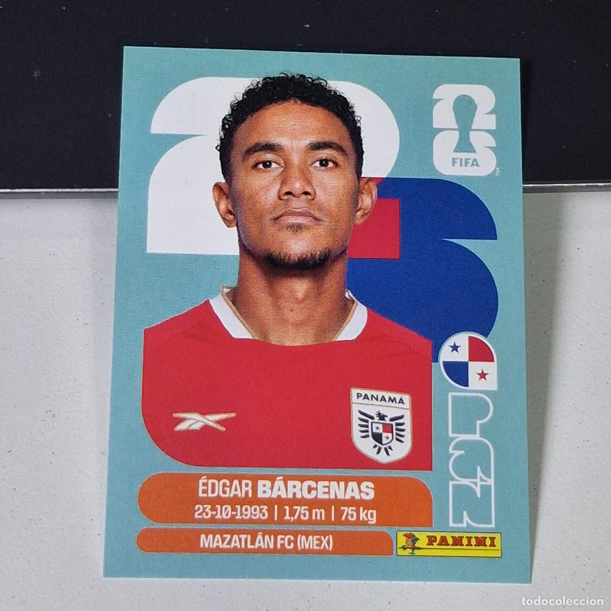 Cartes &agrave; collectionner de Football: A38 PAN14 &Eacute;DGAR B&Aacute;RCENAS 14 PANAM&Aacute; PAN MUNDIAL FIFA WORLD CUP 2026 STICKER PANINI