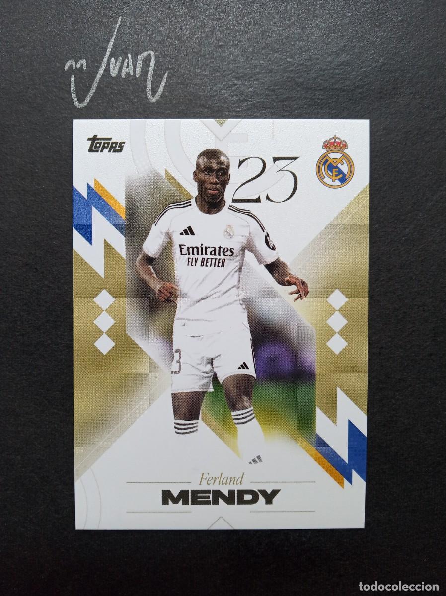 Cromos de F&uacute;tbol: N&ordm; 11 FERLAND MENDY FRANCIA ⚽ TOPPS &reg; LOS BLANCOS CHAMPIONS REAL MADRID 2025 2026 LIGA 25 26 NUEVO