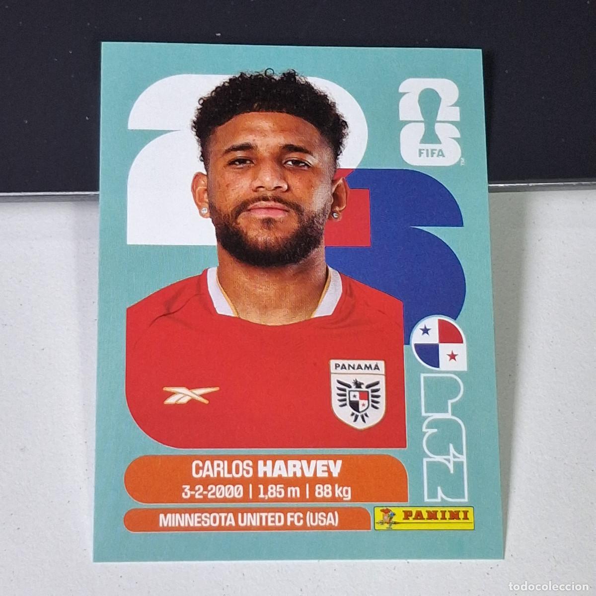Cromos de F&uacute;tbol: A38 PAN15 CARLOS HARVEY 15 PANAM&Aacute; PAN MUNDIAL FIFA WORLD CUP 2026 STICKER PANINI