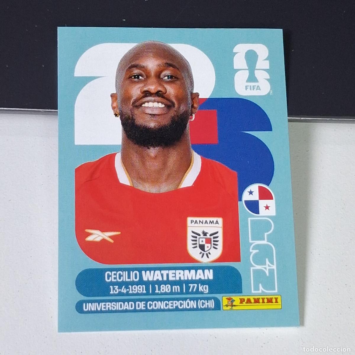 Cromos de F&uacute;tbol: A38 PAN18 CECILIO WATERMAN 18 PANAM&Aacute; PAN MUNDIAL FIFA WORLD CUP 2026 STICKER PANINI
