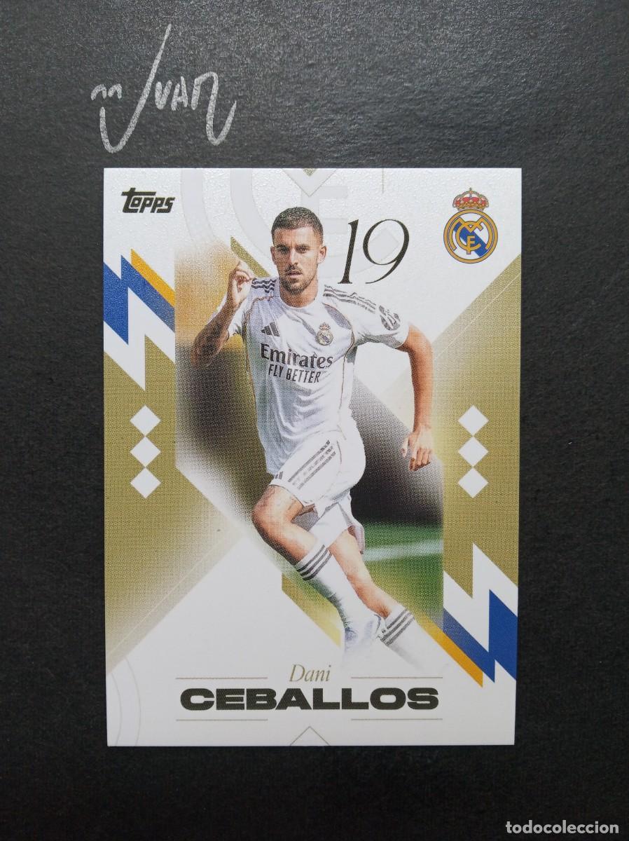 Cromos de F&uacute;tbol: N&ordm; 16 DANI CEBALLOS ESPA&Ntilde;A ⚽ TOPPS &reg; LOS BLANCOS CHAMPIONS REAL MADRID 2025 2026 LIGA 25 26 NUEVO