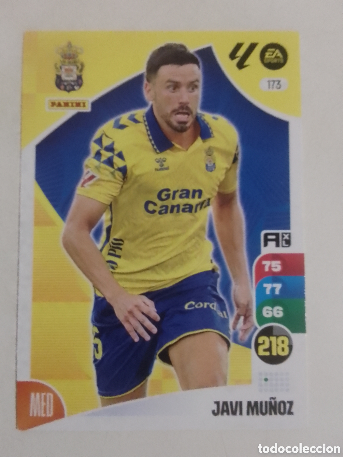 Cromos de F&uacute;tbol: Adrenalyn XL 2024-25 n&deg; 173 Javi Mu&ntilde;oz &bull; Las Palmas.