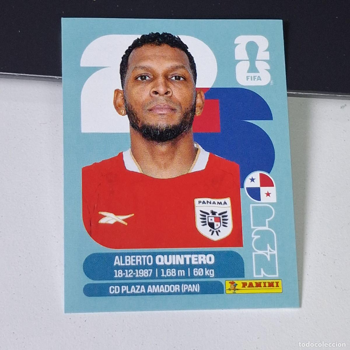 Cromos de F&uacute;tbol: A38 PAN20 ALBERTO QUINTERO 20 PANAM&Aacute; PAN MUNDIAL FIFA WORLD CUP 2026 STICKER PANINI