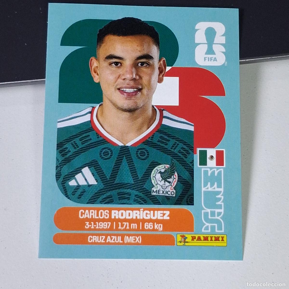 Fu&szlig;ball-Sticker: A38 MEX9 CARLOS RODR&Iacute;GUEZ 9 M&Eacute;XICO MEX MUNDIAL FIFA WORLD CUP 2026 STICKER PANINI