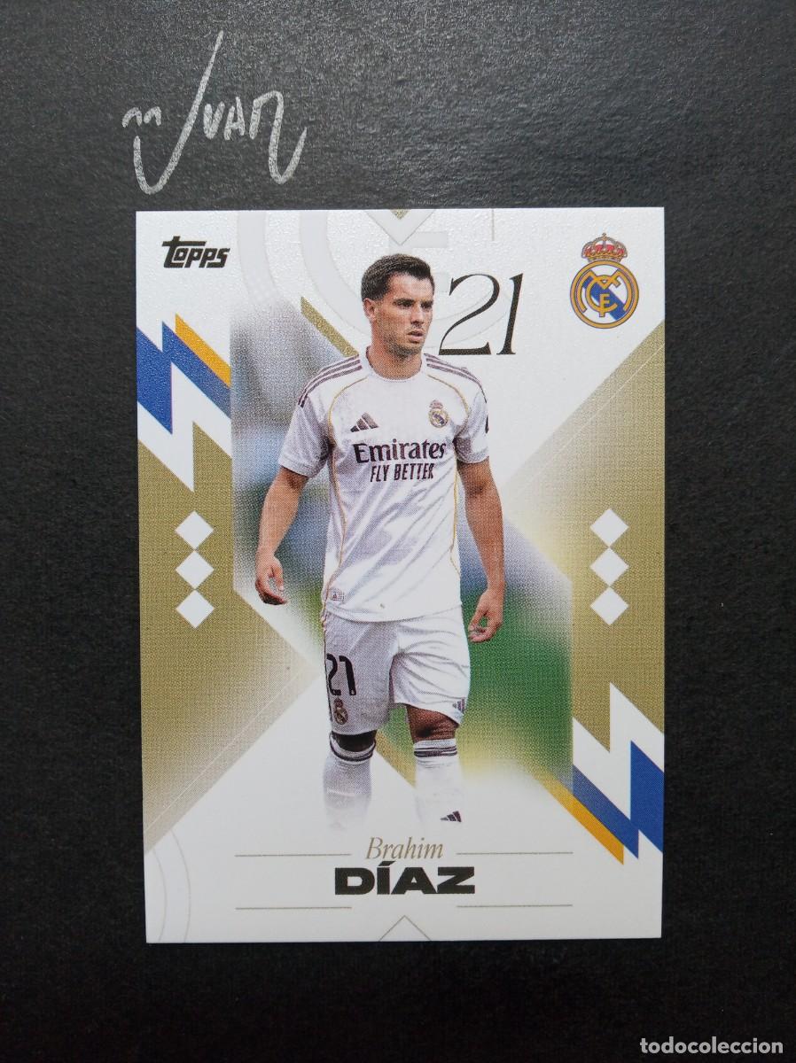 Cromos de F&uacute;tbol: N&ordm; 18 BRAHIM DIAZ MARRUECOS ⚽ TOPPS &reg; LOS BLANCOS CHAMPIONS REAL MADRID 2025 2026 LIGA 25 26 NUEVO