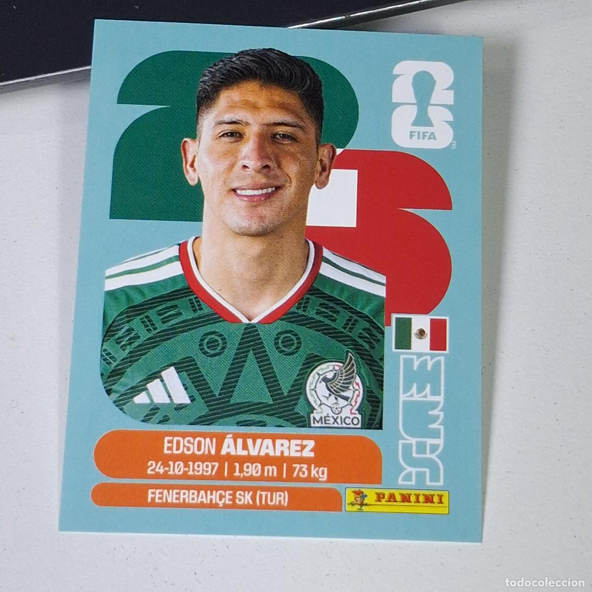 Fu&szlig;ball-Sticker: A38 MEX10 EDSON &Aacute;LVAREZ 10 M&Eacute;XICO MEX MUNDIAL FIFA WORLD CUP 2026 STICKER PANINI