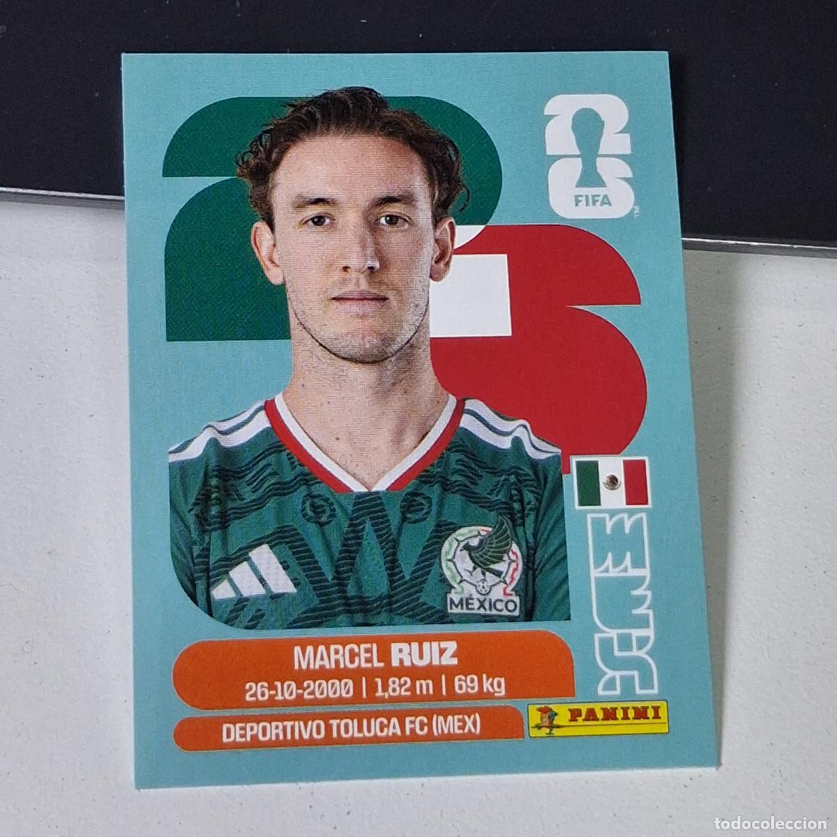 Football Stickers: A38 MEX12 MARCEL RUIZ 12 M&Eacute;XICO MEX MUNDIAL FIFA WORLD CUP 2026 STICKER PANINI