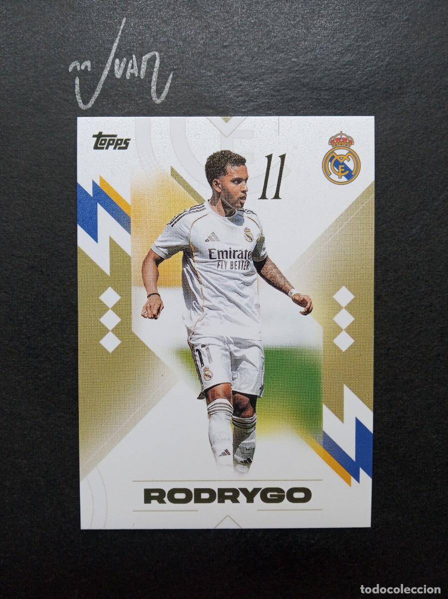Cartes &agrave; collectionner de Football: N&ordm; 21 RODRYGO BRASIL ⚽ TOPPS &reg; LOS BLANCOS CHAMPIONS REAL MADRID 2025 2026 LIGA 25 26 NUEVO