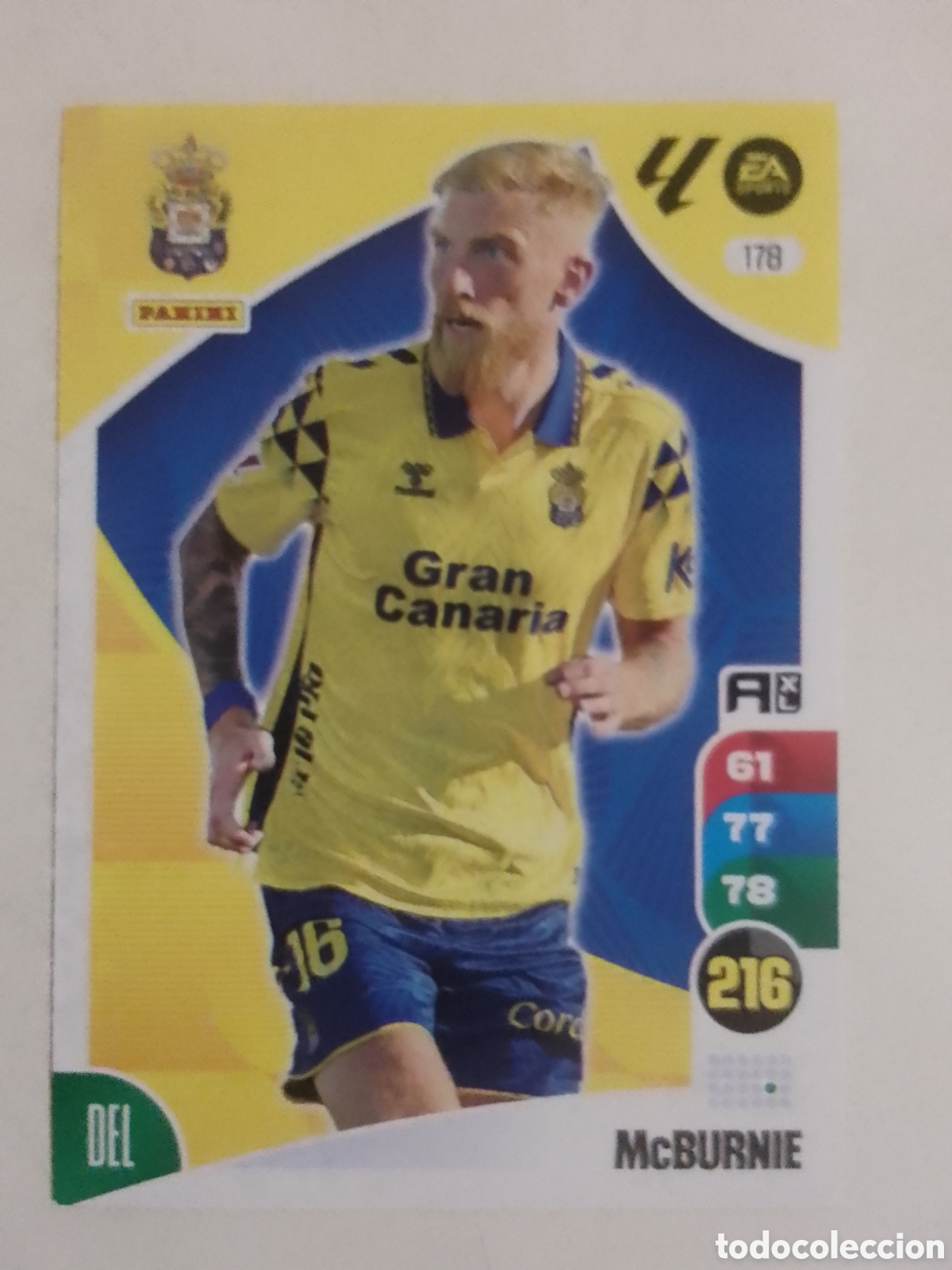 Football Stickers: Adrenalyn XL 2024-25 n&deg; 178 Mcburnie &bull; Las Palmas.