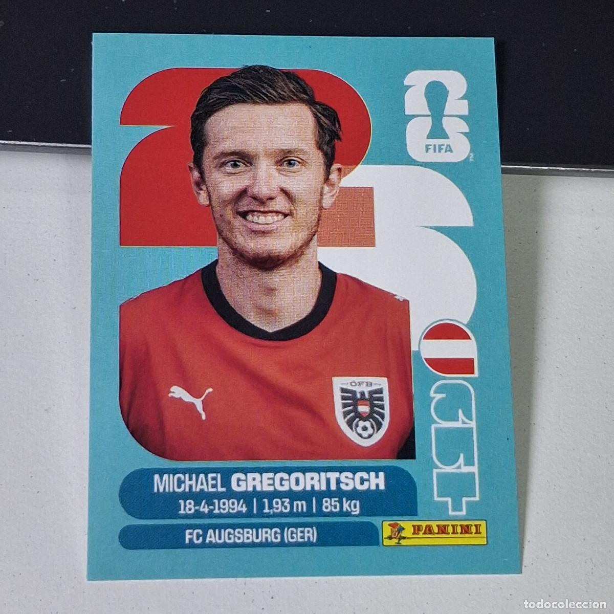Football Stickers: A38 AUT19 MICHAEL GREGORITSCH 19 AUSTRIA AUT MUNDIAL FIFA WORLD CUP 2026 STICKER PANINI