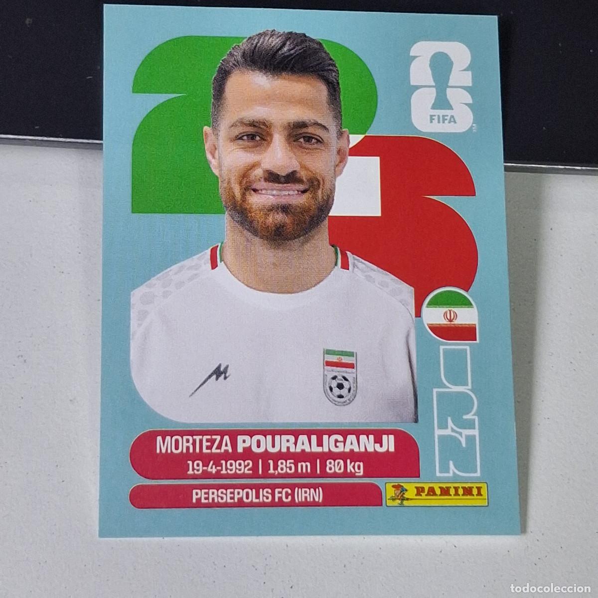 Football Stickers: A38 IRN3 MORTEZA POURALIGANJI 3 IR&Aacute;N IRN IRAO MUNDIAL FIFA WORLD CUP 2026 STICKER PANINI