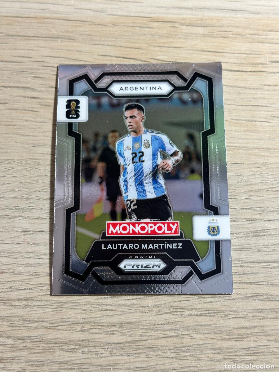 Football Stickers: LAUTARO MARTINEZ 2 ARGENTINA WORLD CUP 2026 PANINI PRIZM MONOPOLY