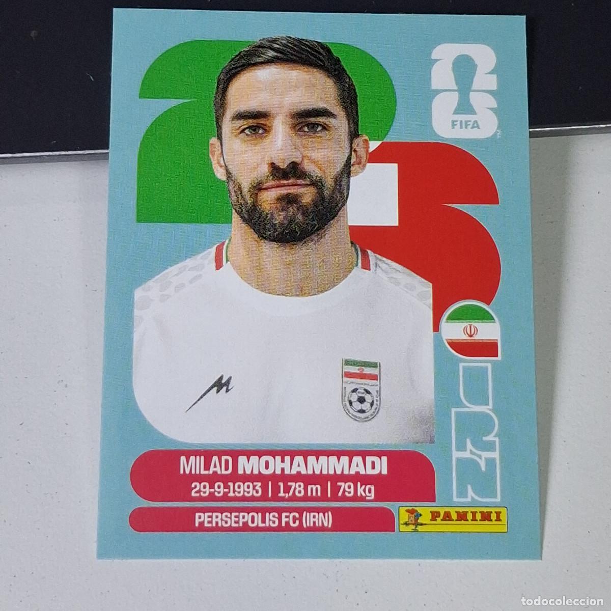 Football Stickers: A38 IRN5 MILAD MOHAMMADI 5 IR&Aacute;N IRN IRAO MUNDIAL FIFA WORLD CUP 2026 STICKER PANINI