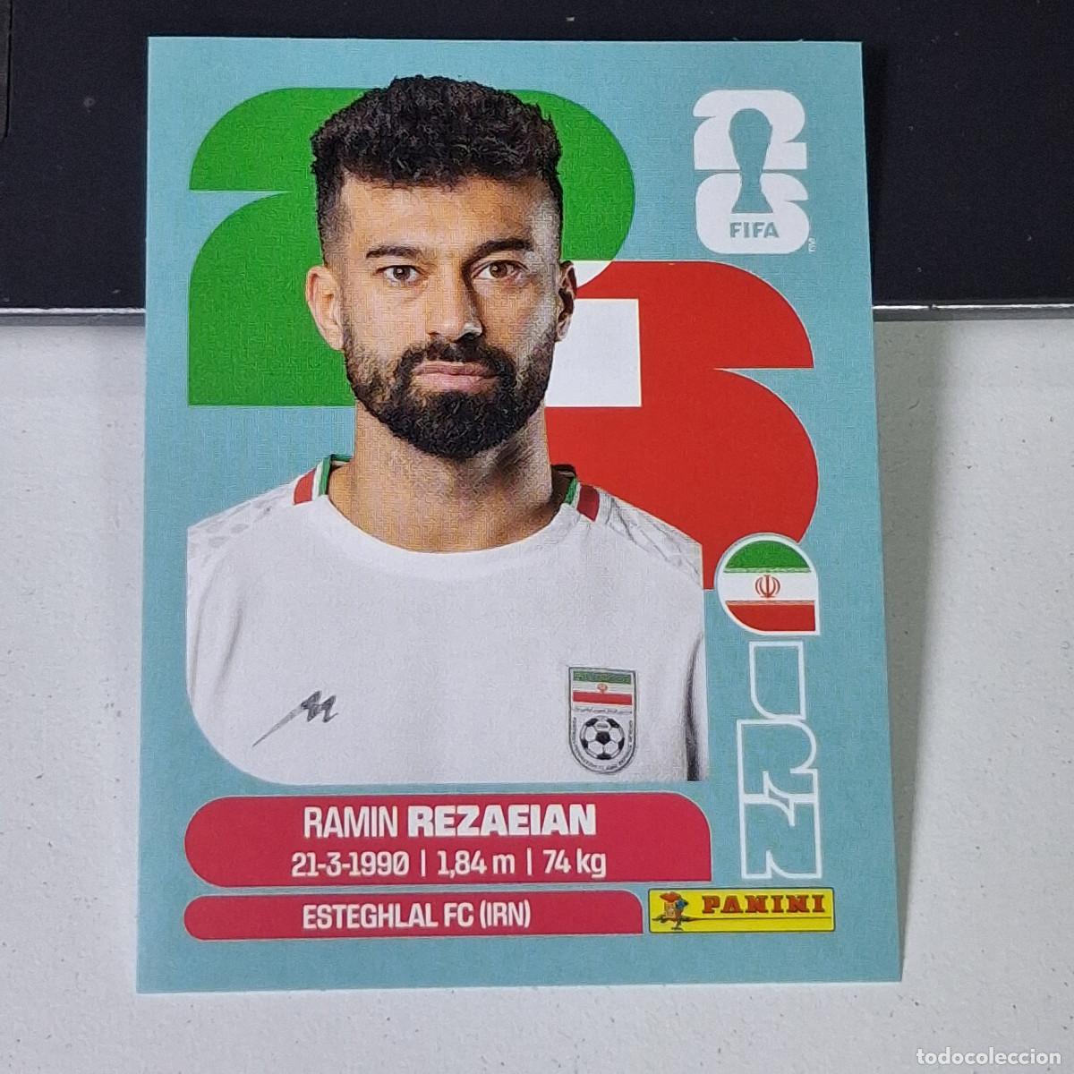 Football Stickers: A38 IRN7 RAMIN REZAEIAN 7 IR&Aacute;N IRN IRAO MUNDIAL FIFA WORLD CUP 2026 STICKER PANINI