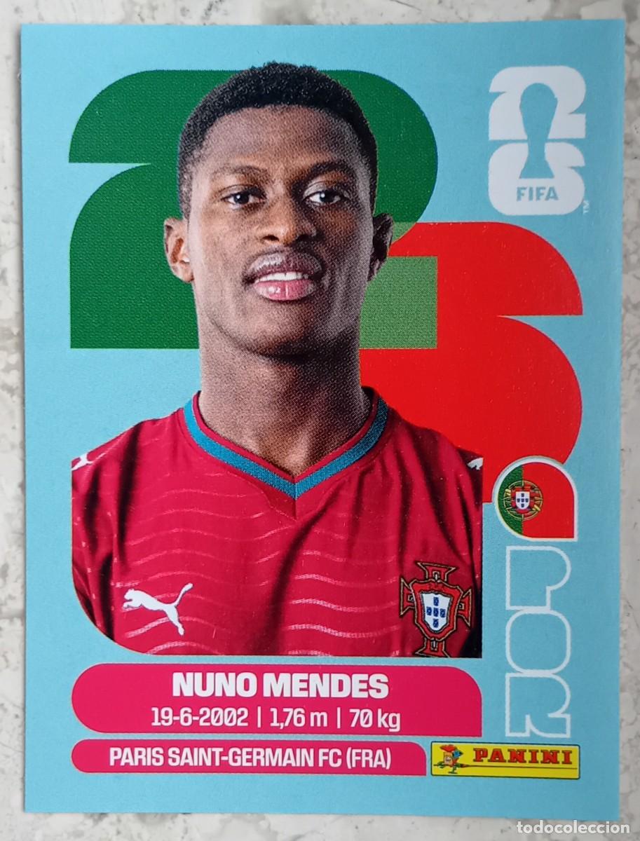Cartes &agrave; collectionner de Football: Figurina Panini 2026 Cromo World Cup Usa Mundial 2026 Nuno Mendes Portugal n POR 7