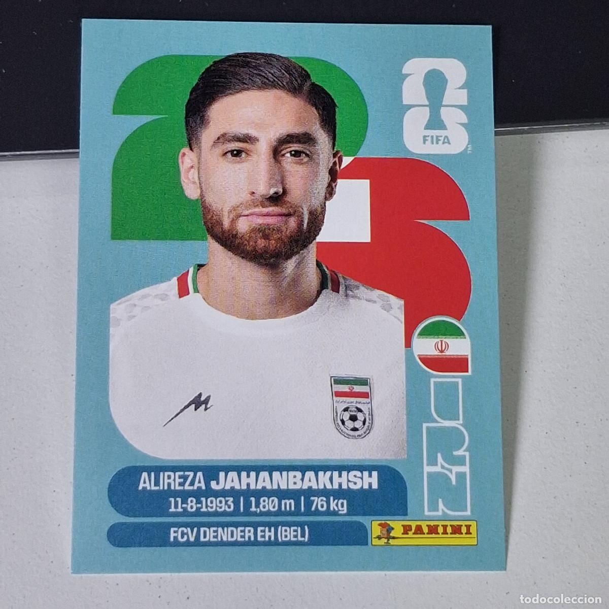 Cromos de F&uacute;tbol: A38 IRN19 ALIREZA JAHANBAKHSH 19 IR&Aacute;N IRN IRAO MUNDIAL FIFA WORLD CUP 2026 STICKER PANINI