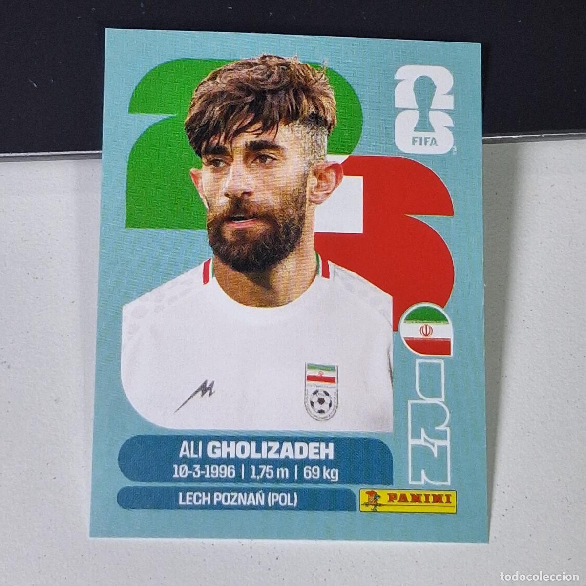 Cromos de F&uacute;tbol: A38 IRN20 ALI GHOLIZADEH 20 IR&Aacute;N IRN IRAO MUNDIAL FIFA WORLD CUP 2026 STICKER PANINI