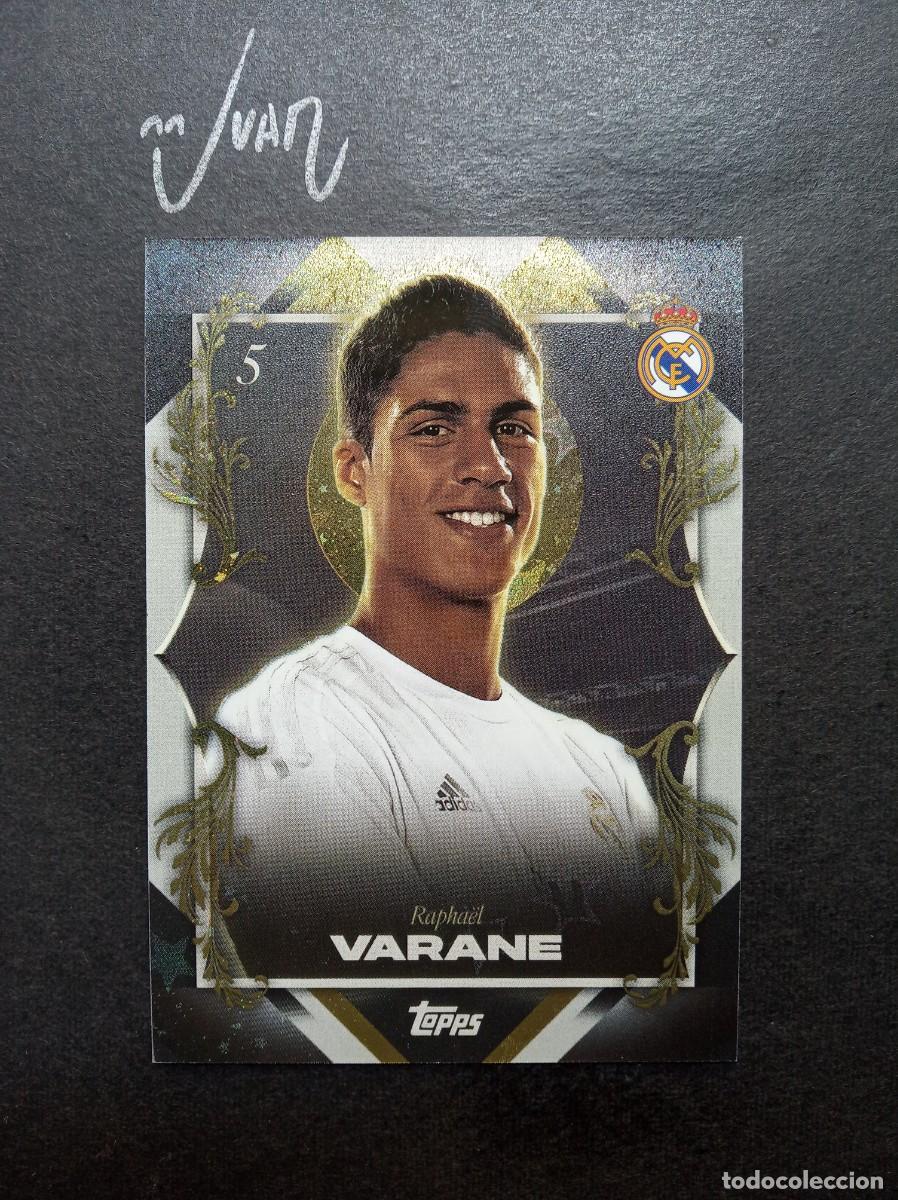 Cromos de F&uacute;tbol: N&ordm; 35 POSERS PARALELA VARANE ⚽ TOPPS &reg; LOS BLANCOS CHAMPIONS REAL MADRID 2025 2026 LIGA 25 26 NUEVO