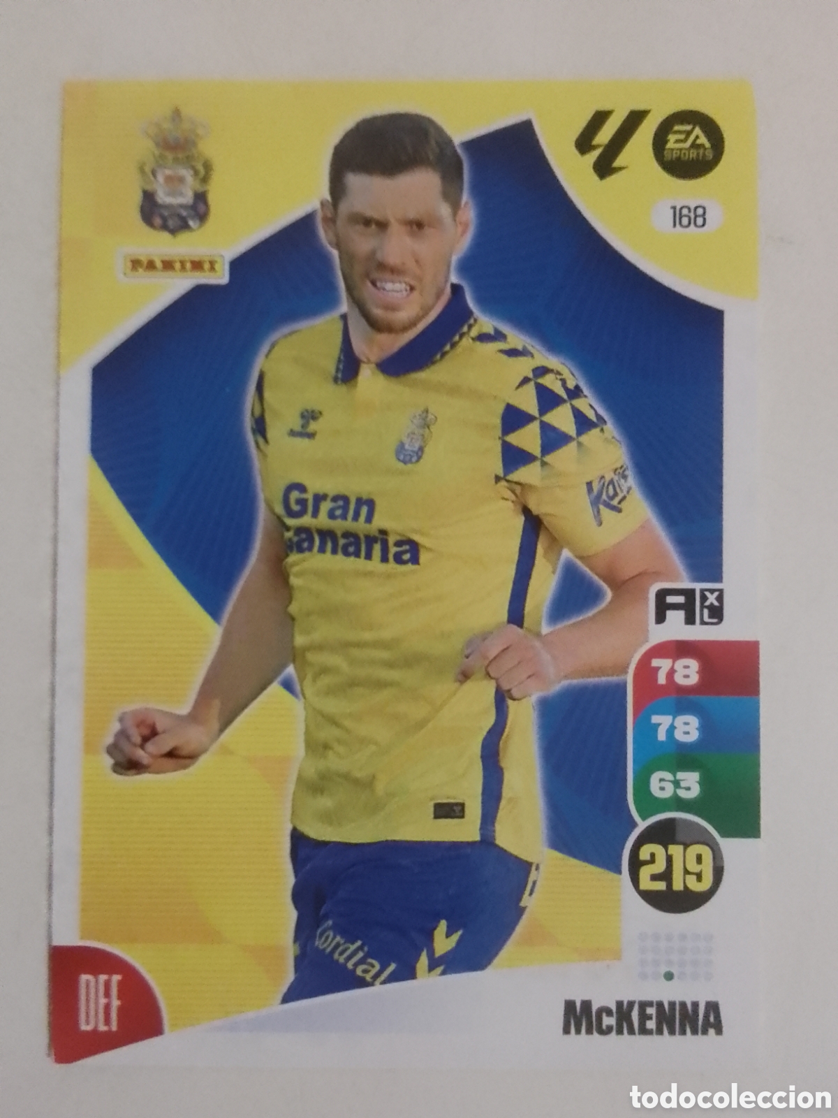 Cromos de F&uacute;tbol: Adrenalyn XL 2024-25 n&deg; 168 Mckenna &bull; Las Palmas.
