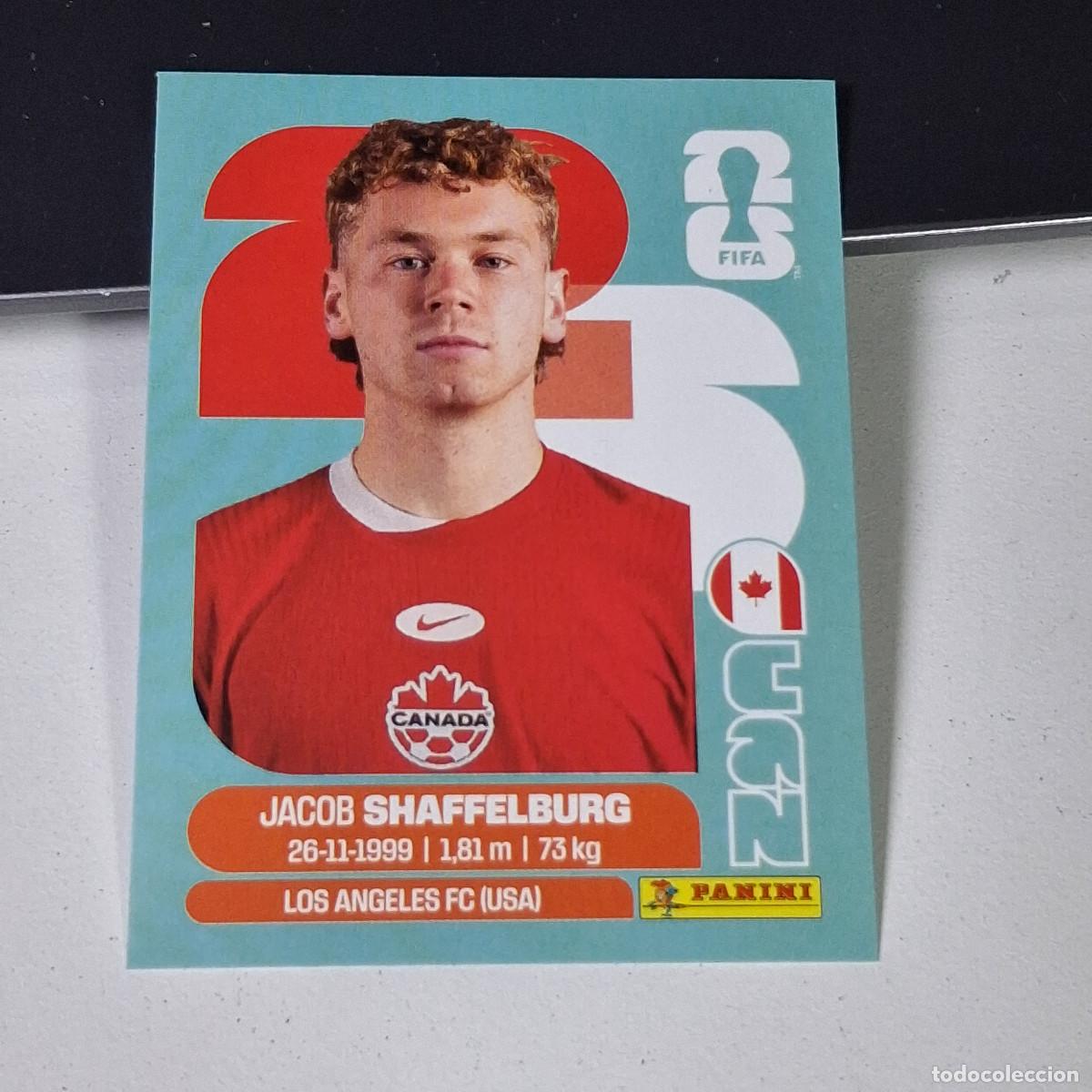 Cromos de F&uacute;tbol: A38 CAN14 JACOB SHAFFELBURG 14 CANAD&Aacute; CAN MUNDIAL FIFA WORLD CUP 2026 STICKER PANINI