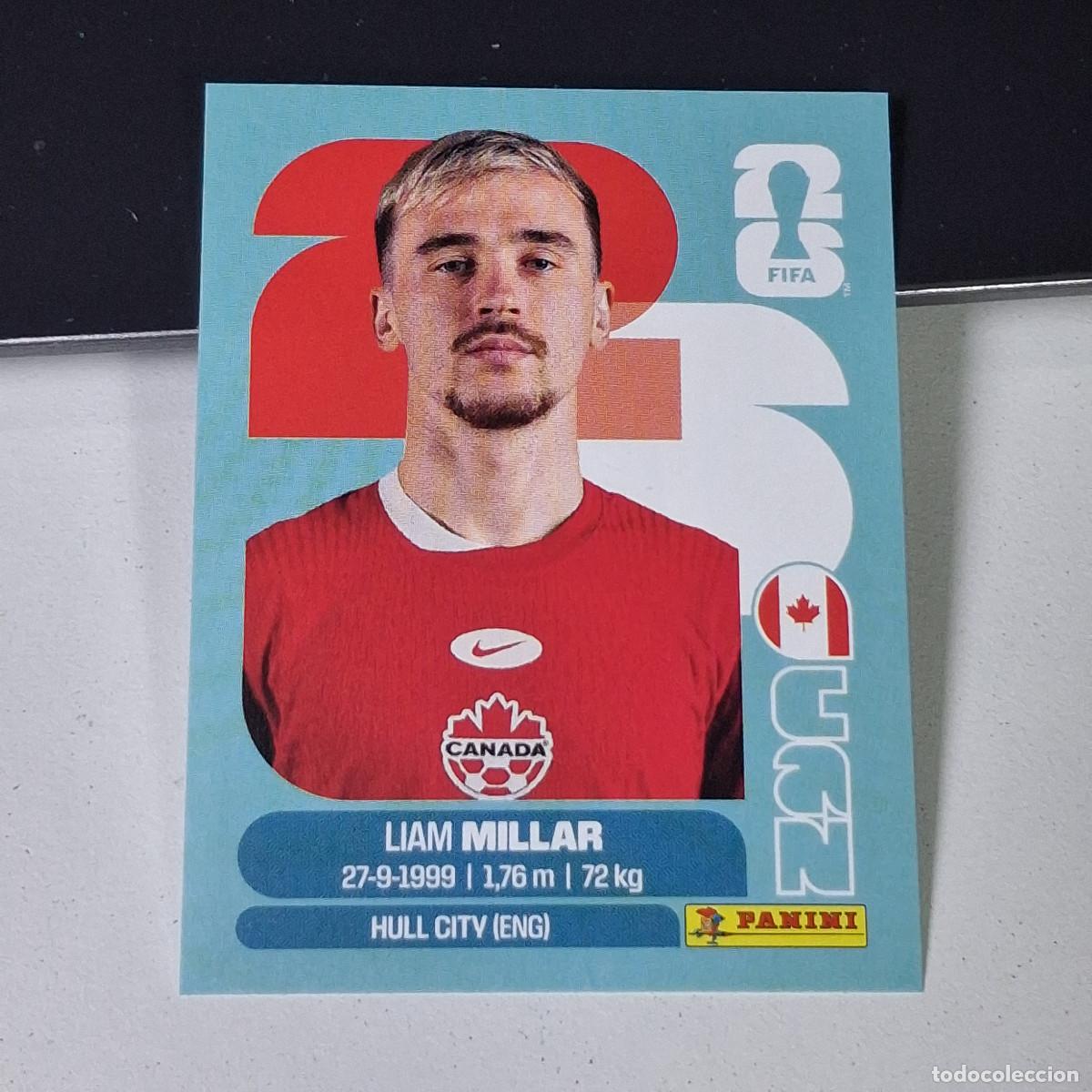 Cromos de F&uacute;tbol: A38 CAN18 LIAM MILLAR 18 CANAD&Aacute; CAN MUNDIAL FIFA WORLD CUP 2026 STICKER PANINI