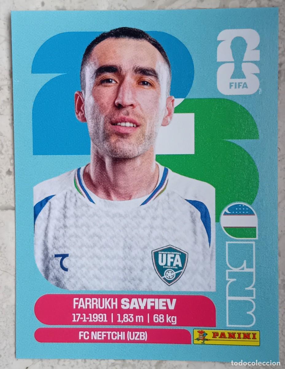 Cromos de F&uacute;tbol: Figurina Panini 2026 Cromo World Cup Usa Mundial 2026 Farrukh Sayfiev Uzbekistan n UZB 3