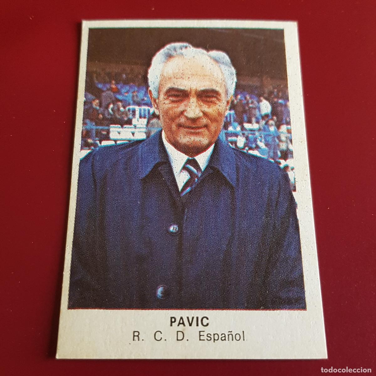 Cromos de F&uacute;tbol: CROPAN - CROMOS CANO - FUTBOL 1983 1984 - 83 84 - ESPA&Ntilde;OL - PAVIC - NUNCA PEGADO