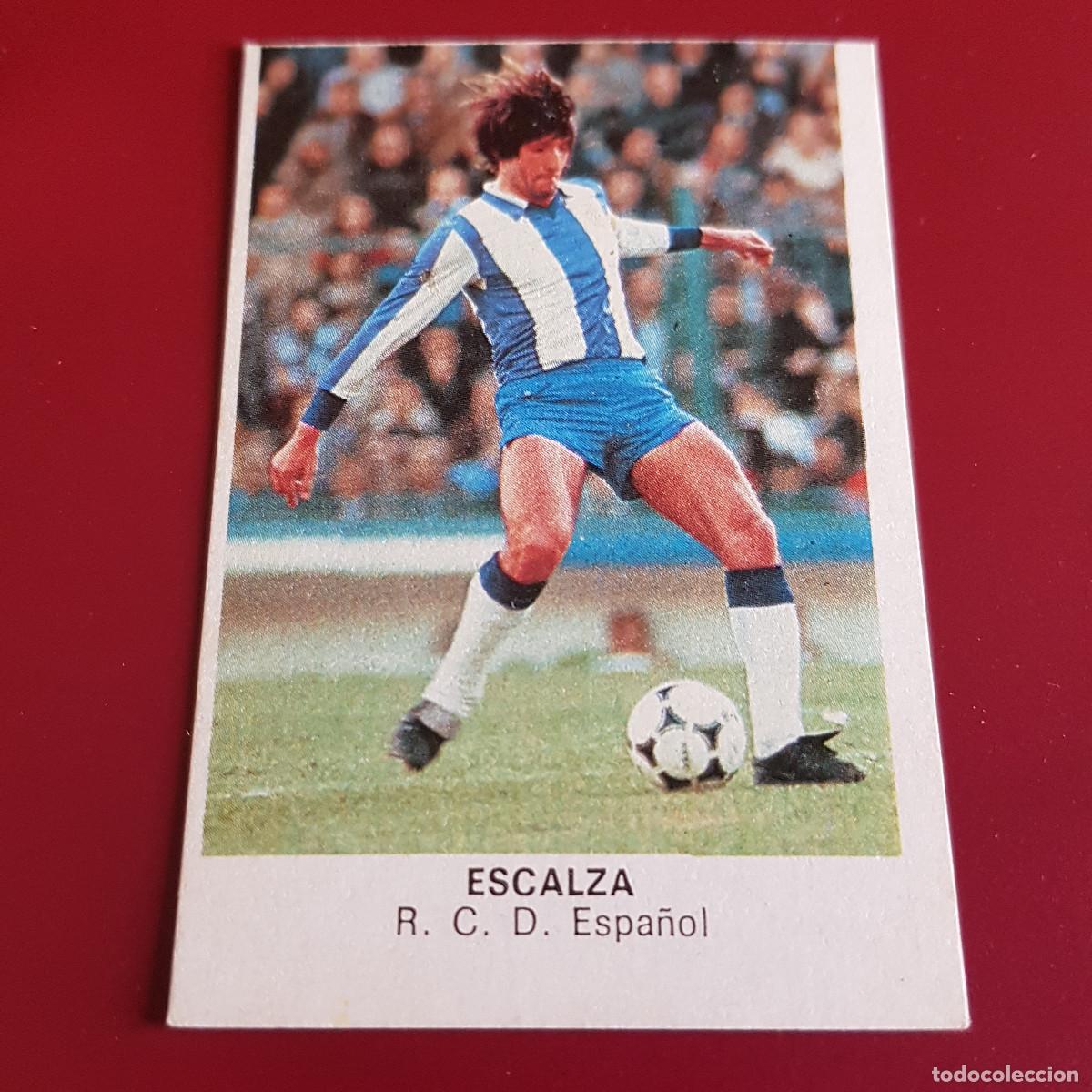 Cromos de F&uacute;tbol: CROPAN - CROMOS CANO - FUTBOL 1983 1984 - 83 84 - ESPA&Ntilde;OL - ESCALZA - NUNCA PEGADO